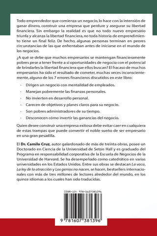 7 Errores financieros que cometen los empresarios del multinivel y venta directa