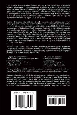 Principios inquebrantables del éxito